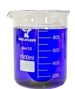 1000mL Low Form Graduated Glass Beakers by Med Lab Supply