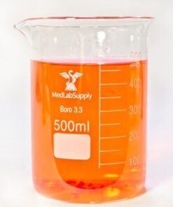 500ml Low Form Graduated Glass Beakers by Med Lab Supply