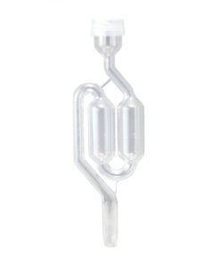S-Double Bubble Type Airlock used in Wine or Beer Brewing