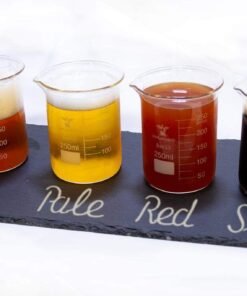 5-Piece Beer Tasting Flight Sampler Chemistry Bar Set